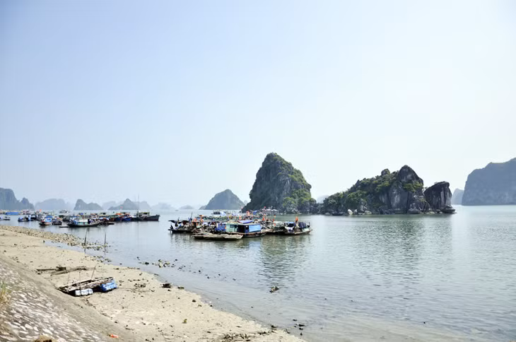 Các nhà bè ở khu vực Cột 5 đã được di chuyển.