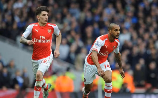  Walcott đá hay nhờ bệ phóng Bellerin. Ảnh: Internet.