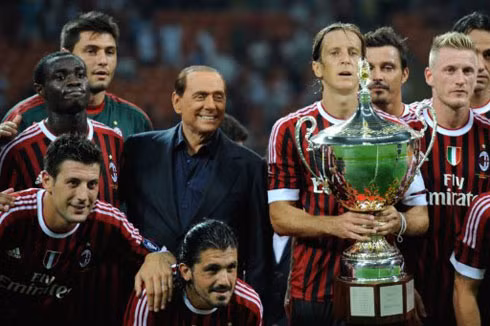  Milan lần thứ mười hai đoạt Cup Luigi Berlusconi. Ảnh: AFP.