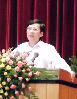 Đồng chí Nguyễn Văn Đọc, Phó Bí thư Tỉnh uỷ, Chủ tịch UBND tỉnh. 