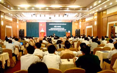 Quang cảnh hội nghị.