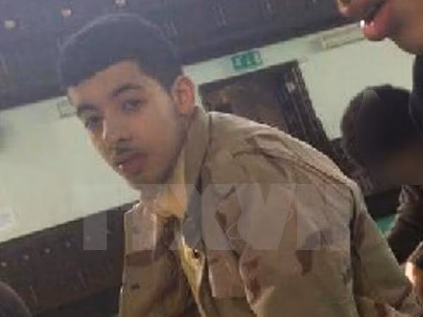 Cảnh sát Anh khẳng định Salman Ramadan Abedi, 22 tuổi, hiện sinh sống ở Manchester, người gốc Libya, là kẻ tiến hành vụ tấn công khủng bố vào tối 22/5. (Nguồn: AFP/TTXVN)