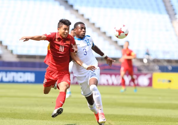 Các cầu thủ trẻ Việt Nam đã chơi nỗ lực trong suốt hành trình ba trận đấu tại World Cup U20 2017. Ảnh: Đức Đồng.