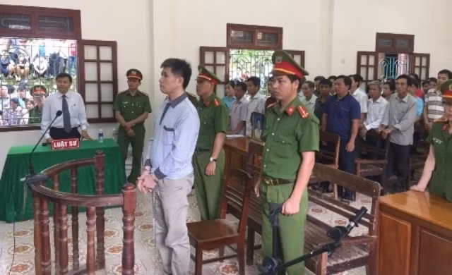 Bị cáo tại phiên xét xử.