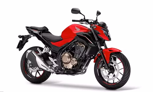 Honda CB500F 2017 bản màu đỏ phanh ABS.
