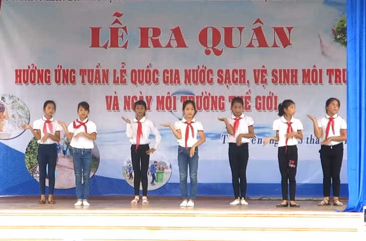 Lễ ra quân hưởng ứng Tuần lễ Quóc gia nước sạch và Vệ sinh môi trường năm 2017