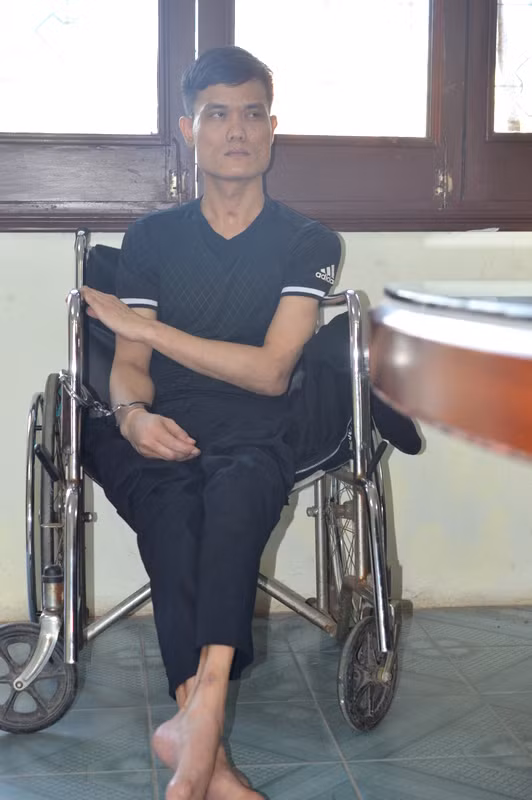 Đối tượng Lê Ngọc Bách sau khi bị bắt giữ