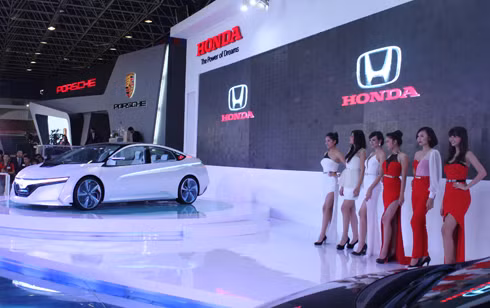 Honda AC-X concept trong gian hàng Honda.
