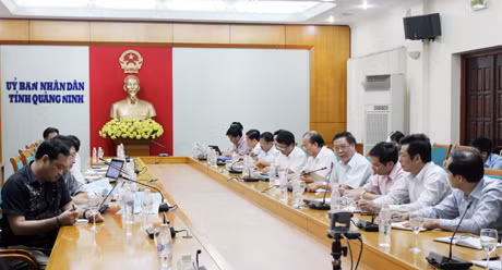 Quang cảnh buổi làm việc.