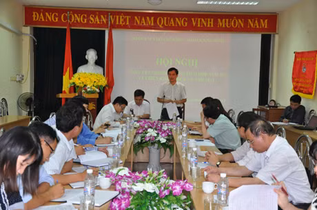 Hội nghị tổng kết chương trình phối hợp tuyên truyền năm 2012 giữa Báo Quảng Ninh và Tỉnh Đoàn.