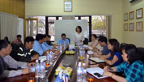 Đoàn làm việc bới Ban lãnh đạo Công ty PT.Vietmindo.