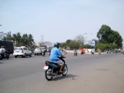 Hiện trường nơi tên Tùng và Long đến nhận tiền.