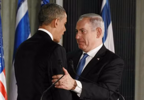 Tổng thống Mỹ Barack Obama và Thủ tướng Israel Benjamin Netanyahu. (Ảnh: Nydailynews)