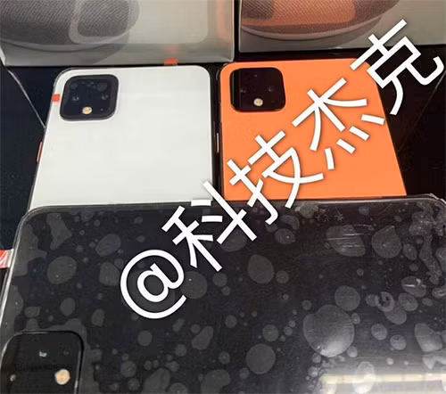 Ảnh ba màu sắc của Google Pixel 4.