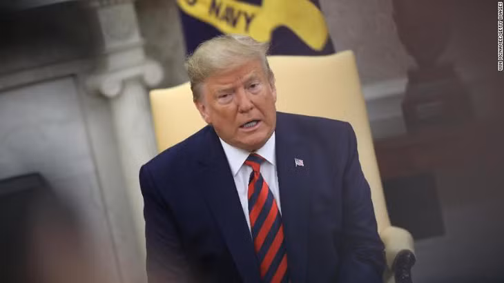 Tổng thống Mỹ Donald Trump. Ảnh: CNN
