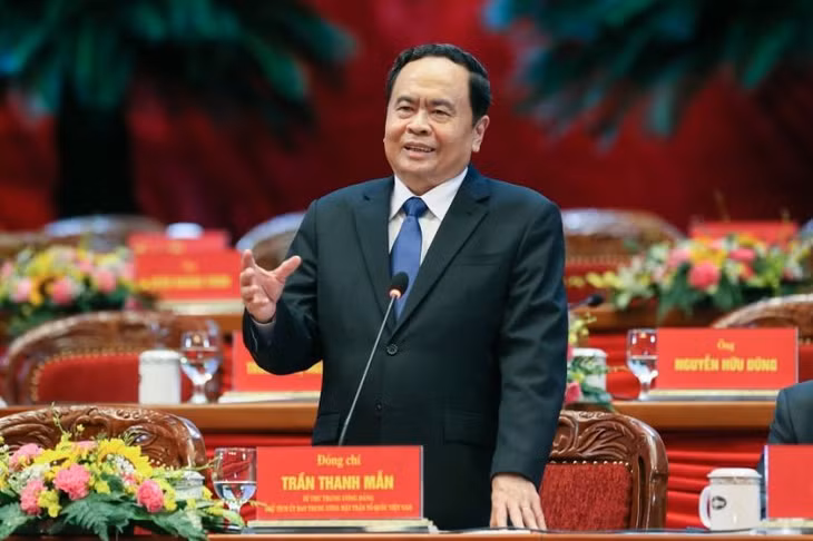 Chủ tịch Ủy ban Trung ương MTTQ Việt Nam Trần Thanh Mẫn.
