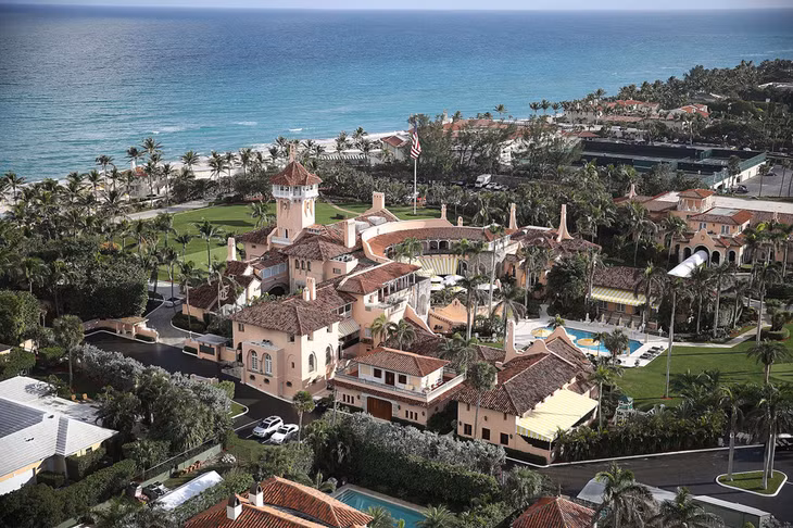 Khu vực dinh thự riêng Mara Lago của Tổng thống Donald Trump.