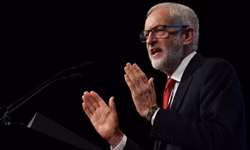 Lãnh đạo Công đảng Jeremy Corbyn tại Brighton ngày 10/9. Ảnh: AFP.