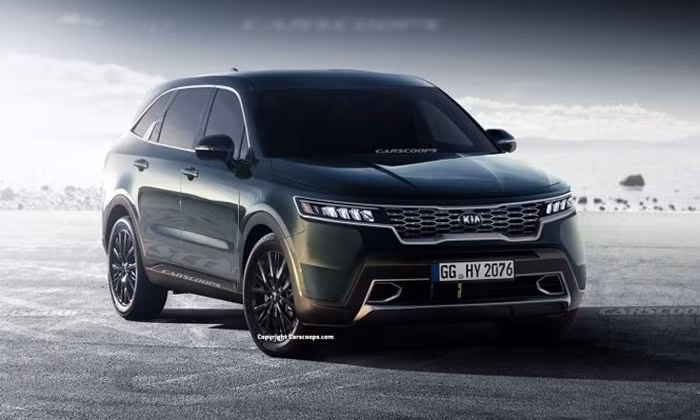 Kia Sorento thế hệ mới theo hình dung của Carscoops.