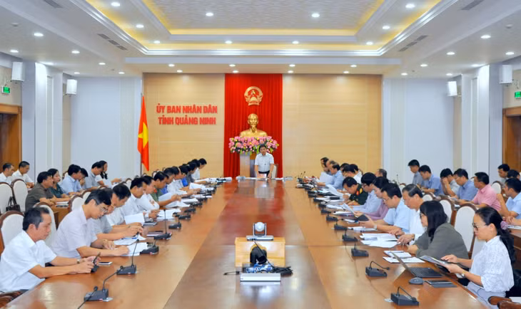 Quang cảnh cuộc giao ban.