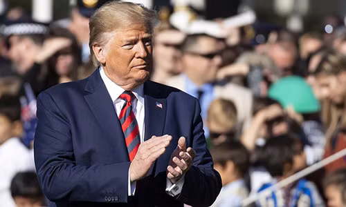 Tổng thống Mỹ Donald Trump trong buổi đón tiếp Thủ tướng Australia Scott Morrison tại nhà Trắng ngày 20/9. Ảnh: AFP.