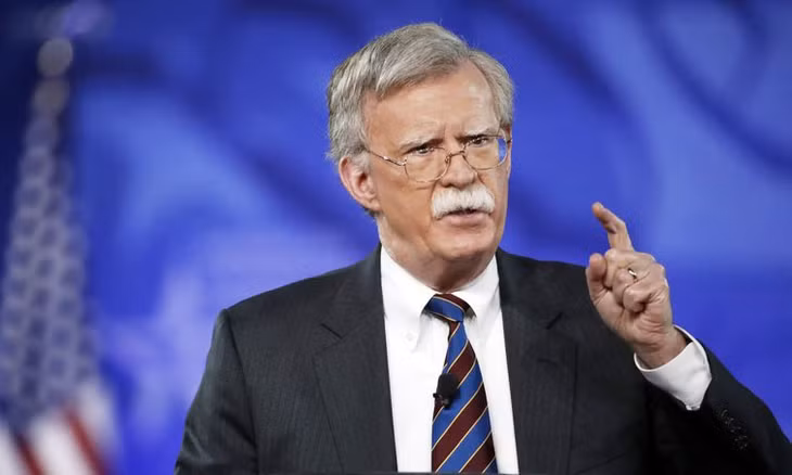 Cố vấn an ninh quốc gia Mỹ John Bolton. (ảnh: AP)
