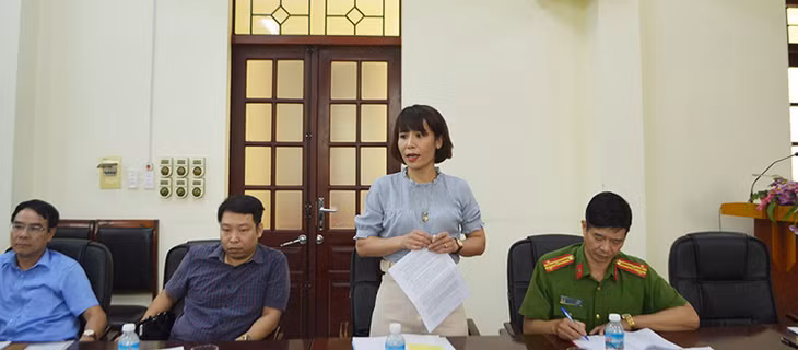 đại diện Hội phụ nữ tỉnh tham gia ý kiến.