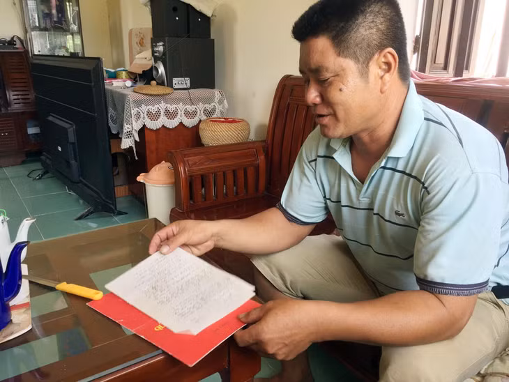 Ông Biên cho biết: Đã nhiều lần đến các cấp chính quyền hỏi về thủ tục giải quyết đối với trường hợp ô đất của gia đình nhưng chưa được trả lời cụ thể.