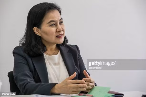 Bộ trưởng Thương mại Hàn Quốc Yoo Myung-hee. Ảnh: Getty.