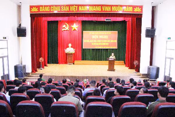 Quang cảnh lớp tập huấn.