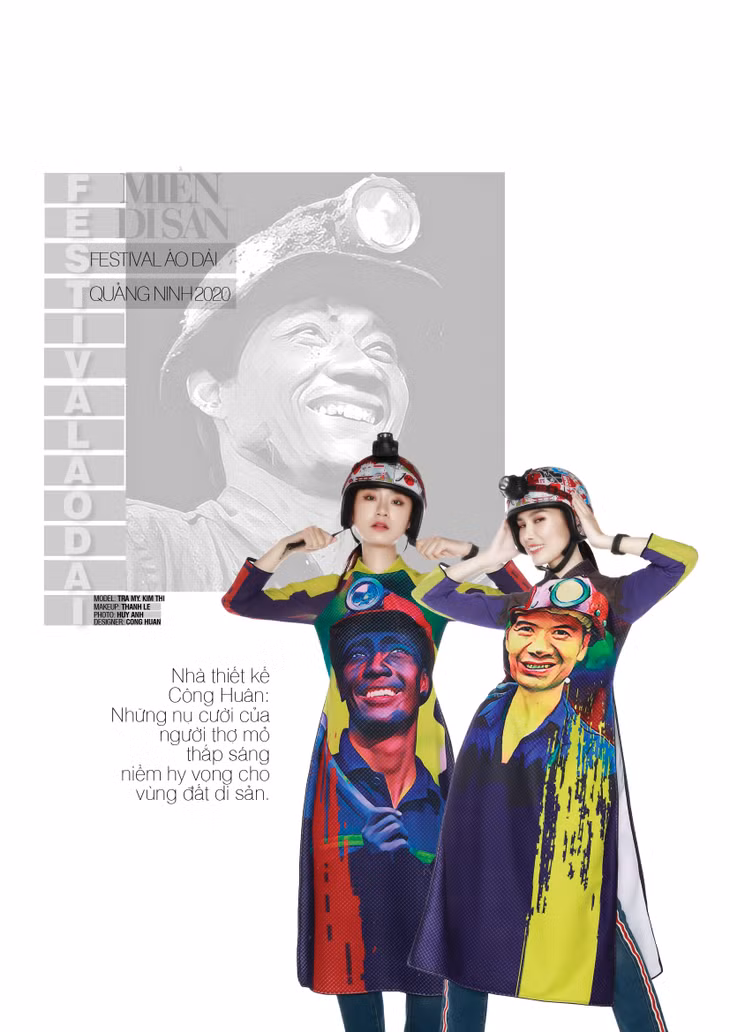 Bộ áo dài nằm trong bộ sưu tập 