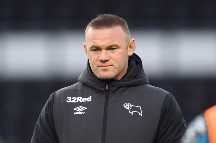 Rooney khởi đầu khá ấn tượng trên vị trí HLV tạm quyền Derby County. Ảnh: Getty.