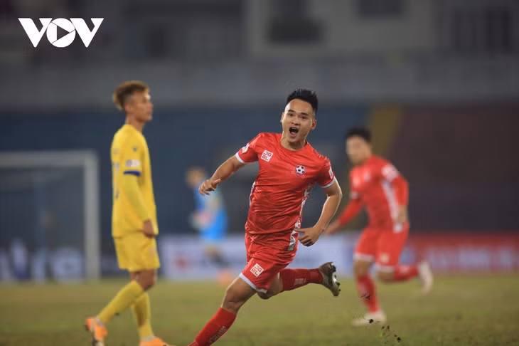 Hải Phòng giành chiến thắng kịch tính. (Ảnh: Minh Hoàng)