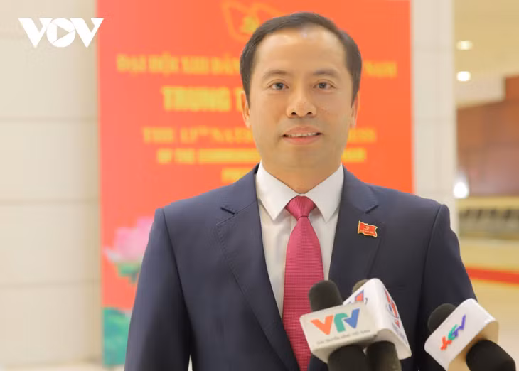 Đại biểu Lương Trọng Thành - Hiệu trưởng Trường Chính trị tỉnh Thanh Hóa.