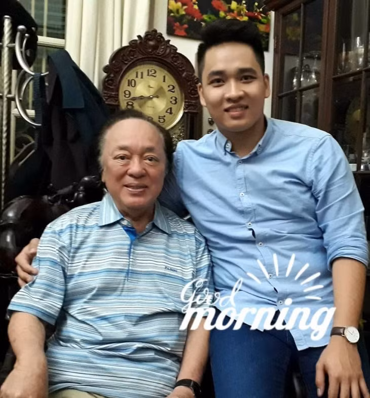 NSND Trung Kiên và ca sĩ Ninh Đức Hoàng Long.