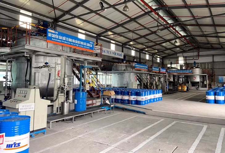 Dây chuyền thủy lực chống cháy tại Công ty CP Vật tư TKV.