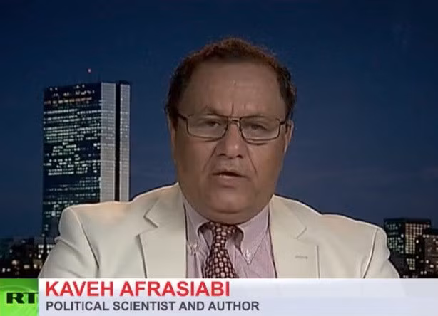 Ông Kaveh Afrasiabi. (Ảnh: RT)