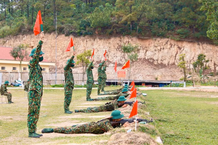 Công tác huấn luyện chiến sĩ mới năm 2020.