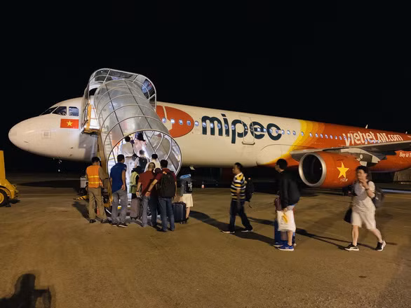 Vietjet công bố tăng tải thêm 24%, dự kiến phục vụ khoảng 2 triệu lượt khách dịp tết năm nay Ảnh: C.TRUNG