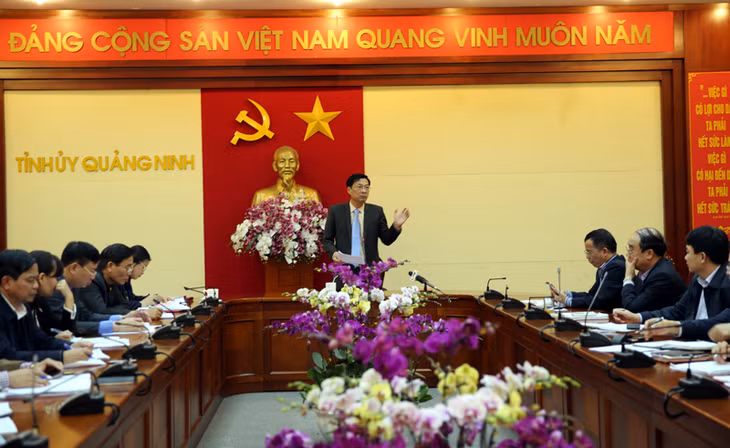 Đồng chí Bí thư Tỉnh ủy: Định kỳ hàng tháng Thường trực Tỉnh ủy sẽ giao ban với Bí thư cấp ủy các địa phương.