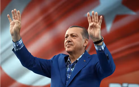 Tổng thống Thổ Nhĩ Kỳ Recep Tayyip Erdogan. (Ảnh: AP)