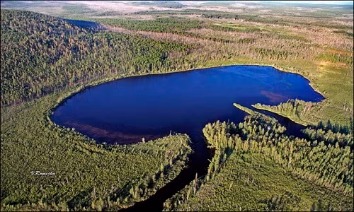 Hồ Cheko hình thành trước khi sự kiện Tunguska xảy ra. Ảnh: V. Romejko.