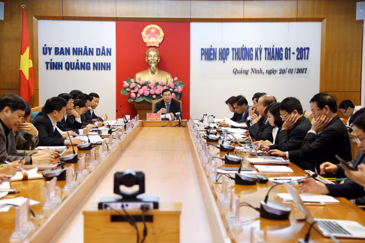 Chủ tịch UBND tỉnh Nguyễn Đức Long chủ trì phiên họp thường kỳ UBND tỉnh tháng 1.