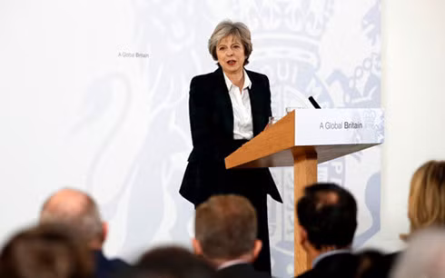 Thủ tướng Anh Theresa May. (Ảnh: New York Times)
