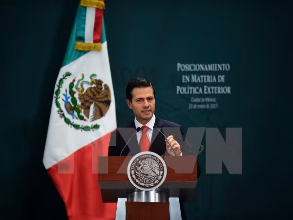 Tổng thống Mexico Enrique Pena Nieto. (Nguồn: AFP/TTXVN)
