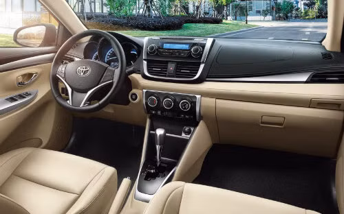 Nội thất xe Vios.