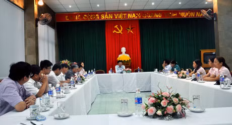 Đồng chí Nguyễn Văn Đọc, Chủ tịch UBND tỉnh đồng ý các đề xuất của Trung tâm Điều dưỡng, chăm sóc sức khoẻ cán bộ tỉnh; Trung tâm Điều dưỡng thương binh và người có công của tỉnh.