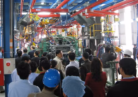  Dây chuyền lắp ráp của Ford tại Việt Nam. Ảnh: HT