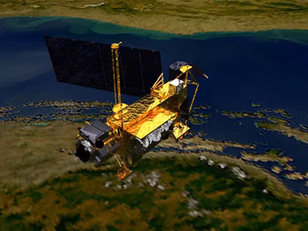 Vệ tinh Nghiên cứu Tầng thượng quyển của Mỹ. Ảnh: NASA.