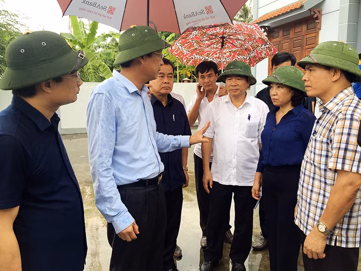 Bí thư Tỉnh ủy Nguyễn Văn Đọc trực tiếp chỉ đạo tại hiện trường
